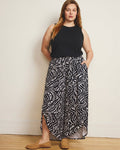 Rey Divine Jersey Pull-On Pants - Black Bosco Print | Plus Size & Straight Size Women's Fashion | Universal Standard