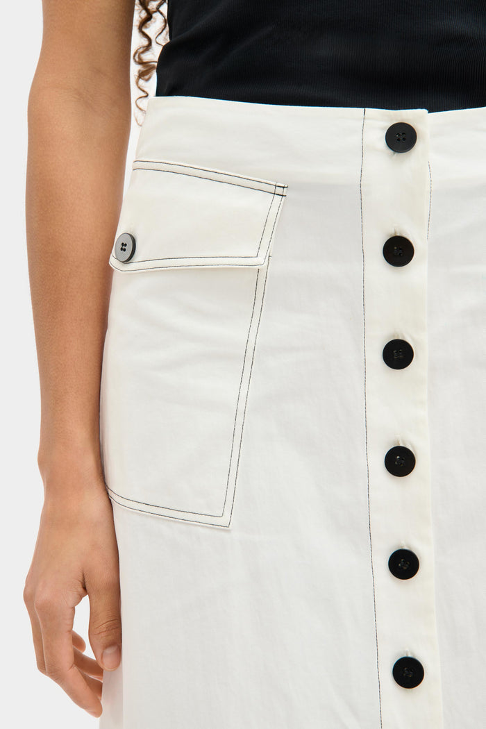 Robin Button Maxi Skirt