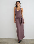Image of Rohesia Maxi Dress in Deep Taupe