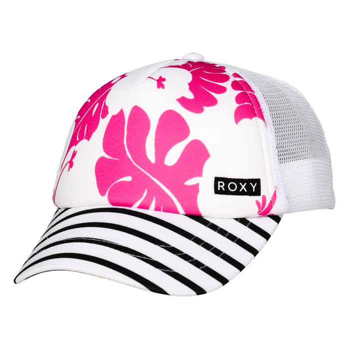 Roxy Girls Honey Coconut Trucker - Shocking Pink Og Roxy Mini Rg - Roxy