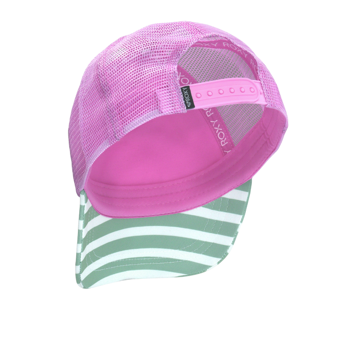 Roxy Girls Honey Coconut Trucker - Floral Check Bodacious - Roxy