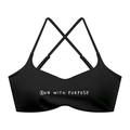Run With Purpose | Women's Cropped Sports Bra