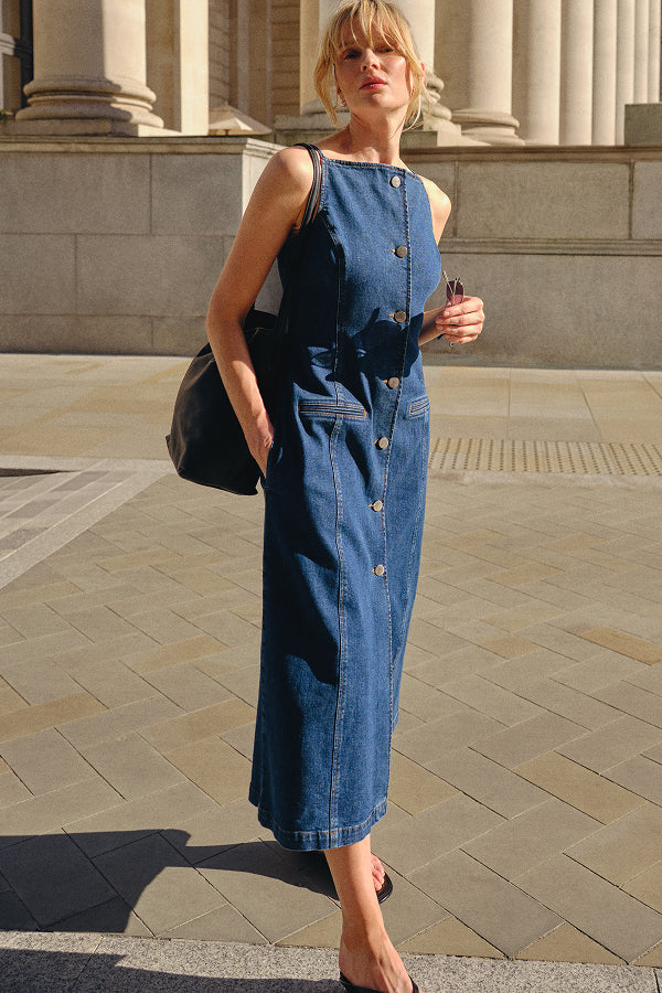 Santiago Denim Midi Dress