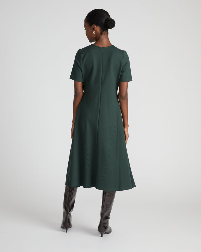 Saskia Ponte Dress - Green Gemstone | Plus Size & Straight Size Women's Fashion | Universal Standard