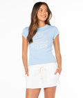 Save Our Seas 90s Baby Tee - Roxy