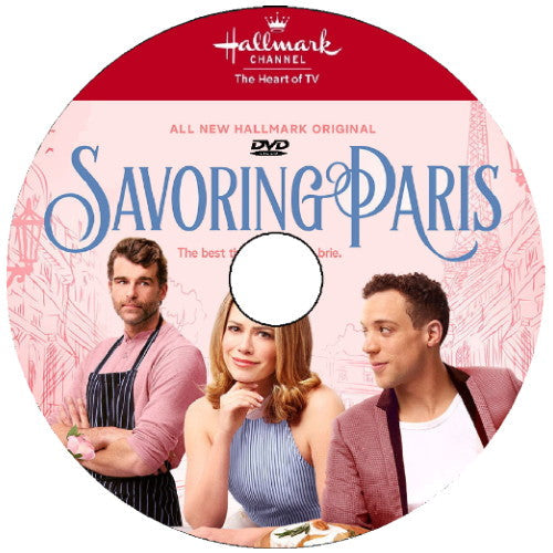 SAVORING PARIS DVD MOVIE 2024 Bethany Joy Lenz