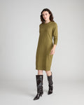 Savvy Fine Knit Everyday Sweater Dress - Capulet Olive | Plus Size & Straight Size Women's Fashion | Universal Standard