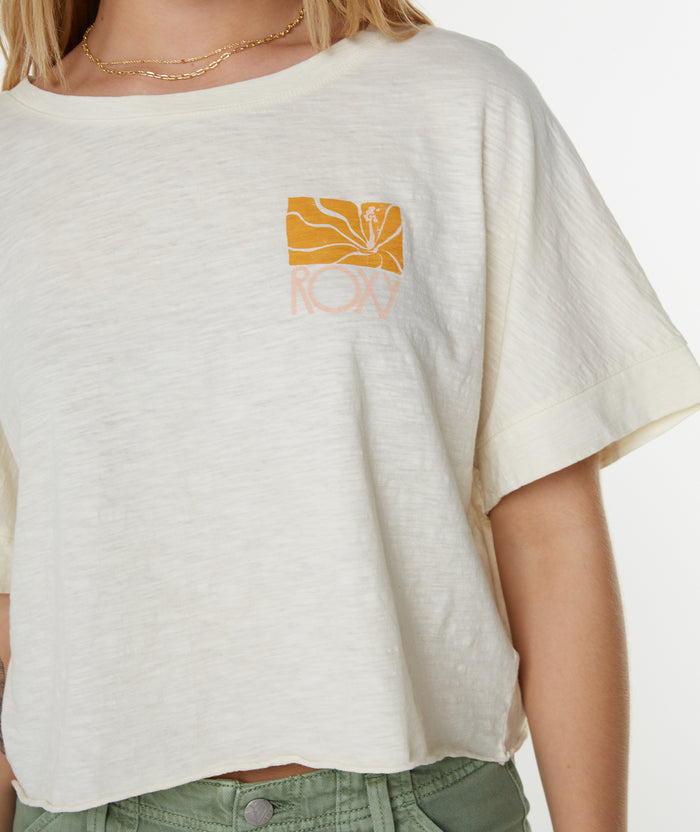 Sea Glass Tee - Snow White Sea Glass - Roxy