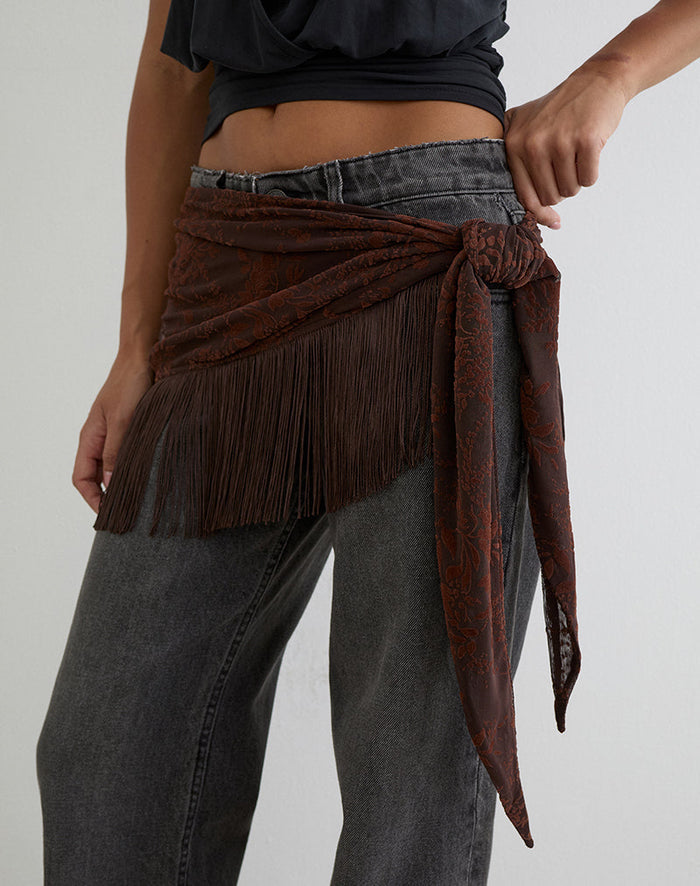 Image of Shantari Sarong in Fine Leaf Flower Ganache