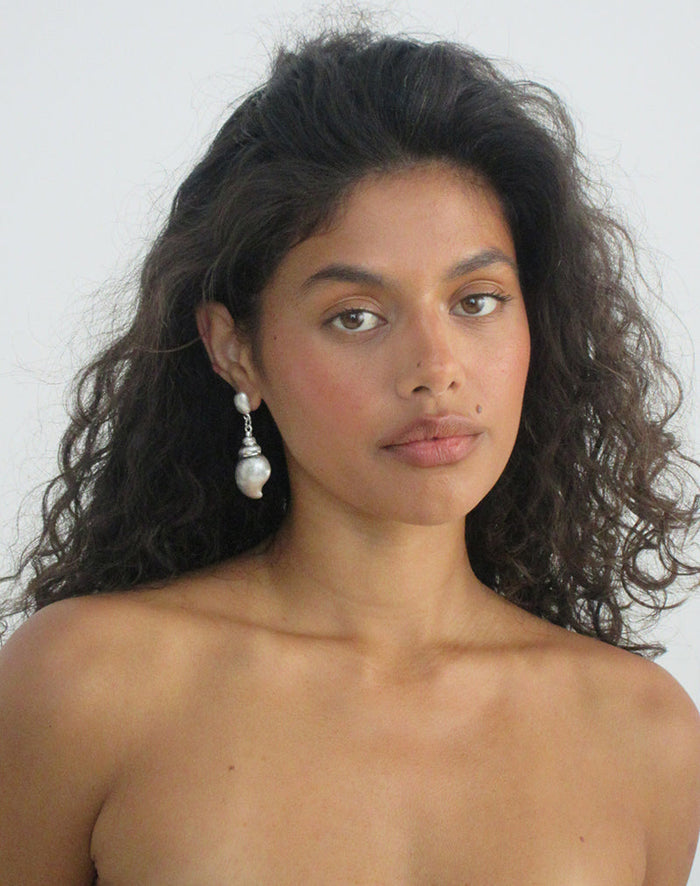 Image of Shell Drop Earrings