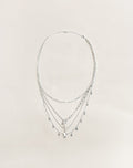 Image of Image of Silver Plated Star Layer Necklace