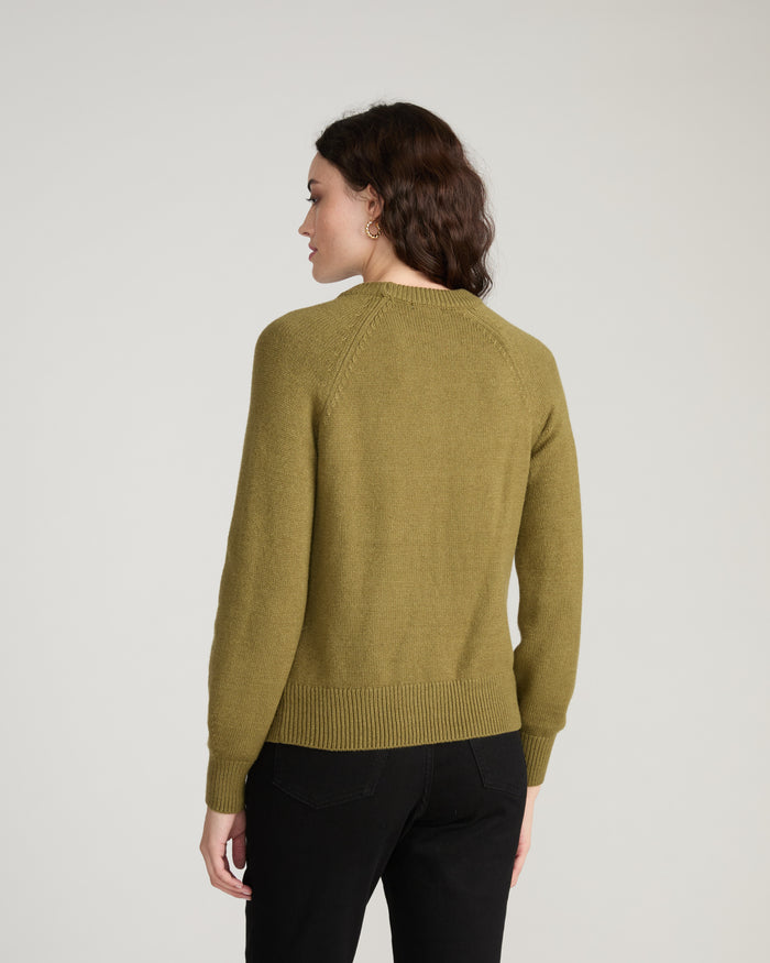 Soft Spun Long Sleeve Sweater - Capulet Olive | Plus Size & Straight Size Women's Fashion | Universal Standard