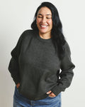 Soft Spun Long Sleeve Sweater - Dark Gray | Plus Size & Straight Size Women's Fashion | Universal Standard