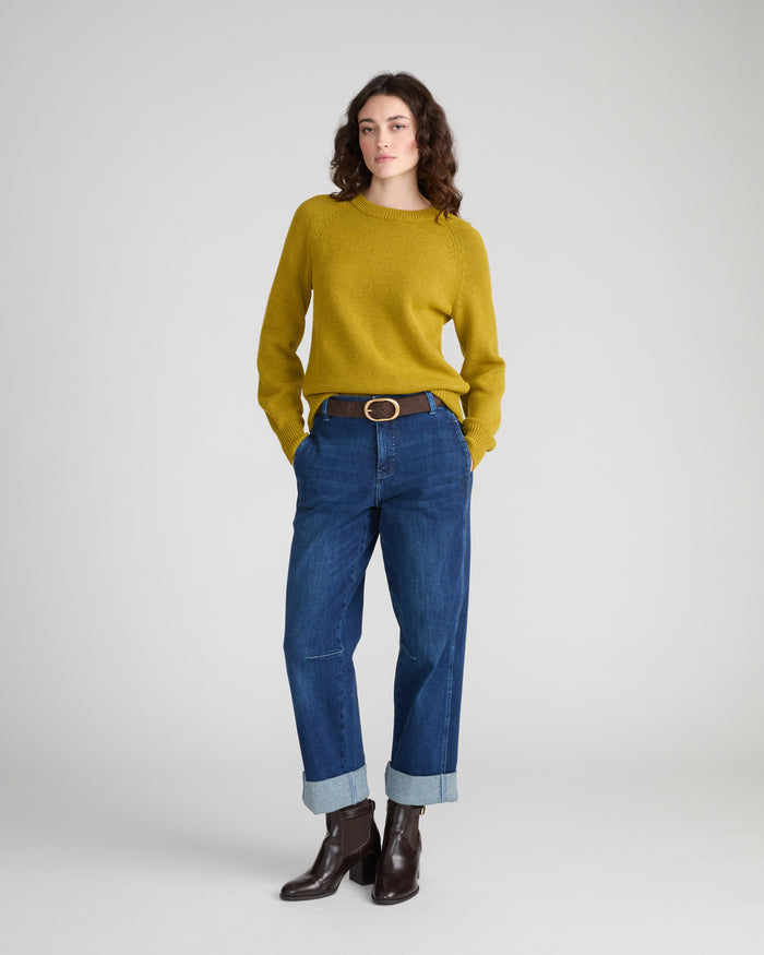 Soft Spun Long Sleeve Sweater - Martini Olive | Plus Size & Straight Size Women's Fashion | Universal Standard