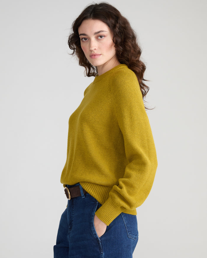 Soft Spun Long Sleeve Sweater - Martini Olive | Plus Size & Straight Size Women's Fashion | Universal Standard