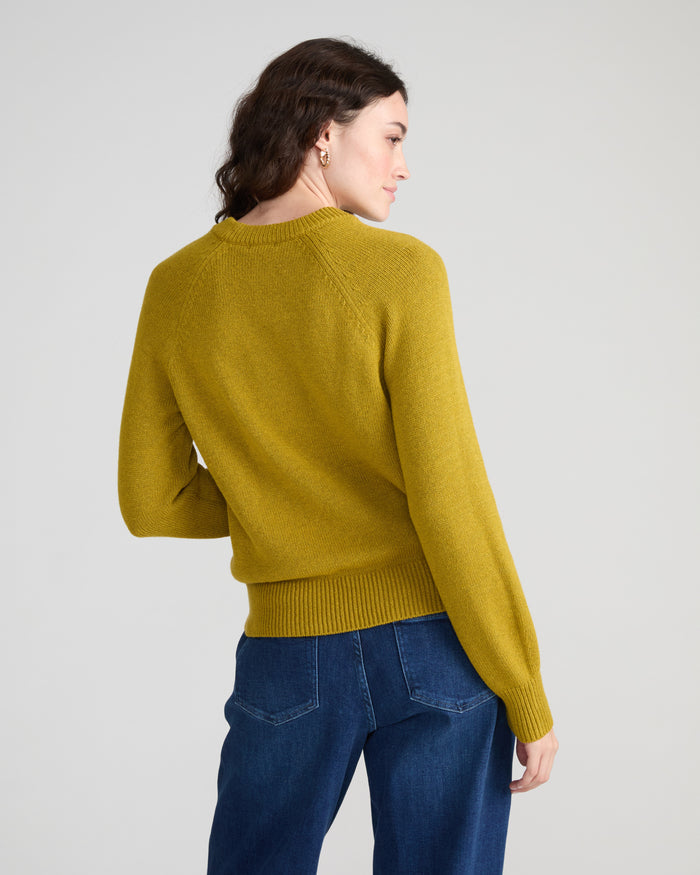 Soft Spun Long Sleeve Sweater - Martini Olive | Plus Size & Straight Size Women's Fashion | Universal Standard