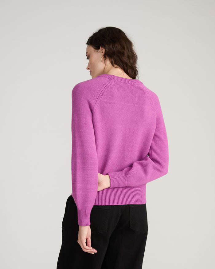 Soft Spun Long Sleeve Sweater - Purple Vision | Plus Size & Straight Size Women's Fashion | Universal Standard