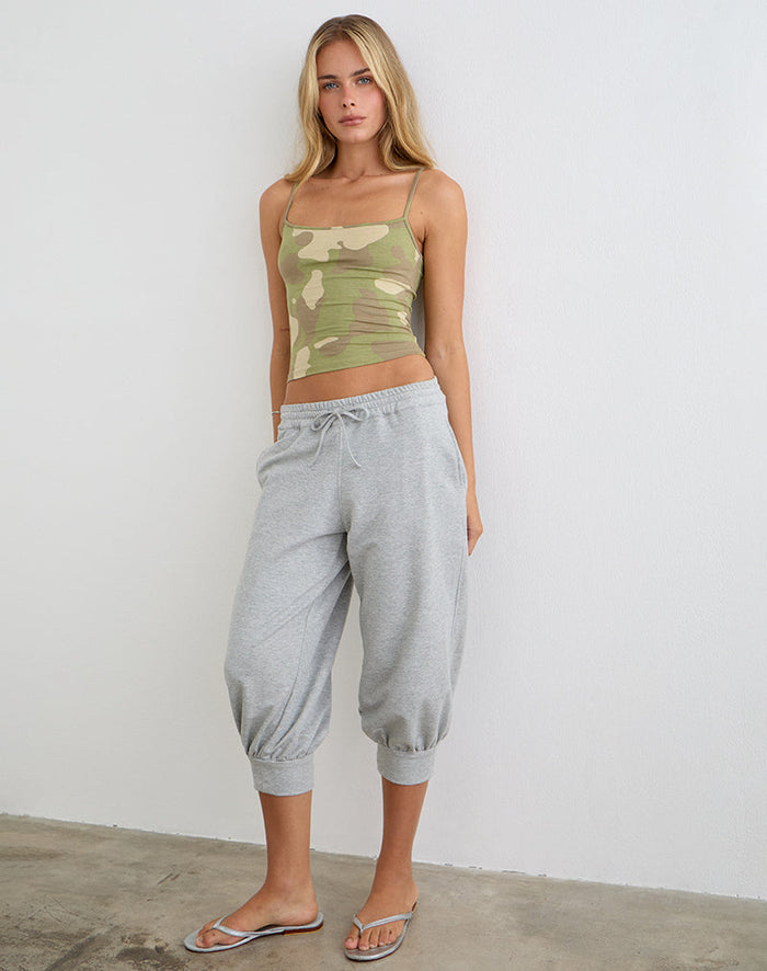 Image of Solay Cami Top in Blurry Camo Khaki
