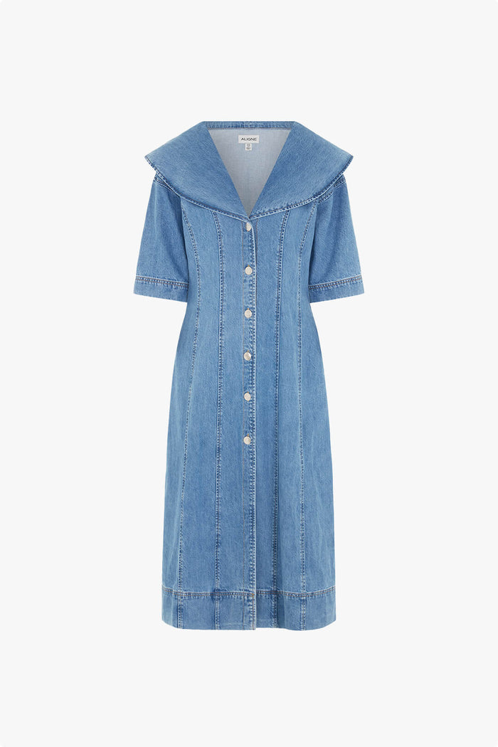 Sparrow Midi Denim Dress