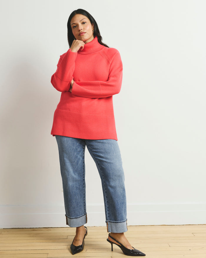 Stevie High Rise Cuffed Straight Leg Jeans - Blue Bayou | Plus Size & Straight Size Women's Fashion | Universal Standard