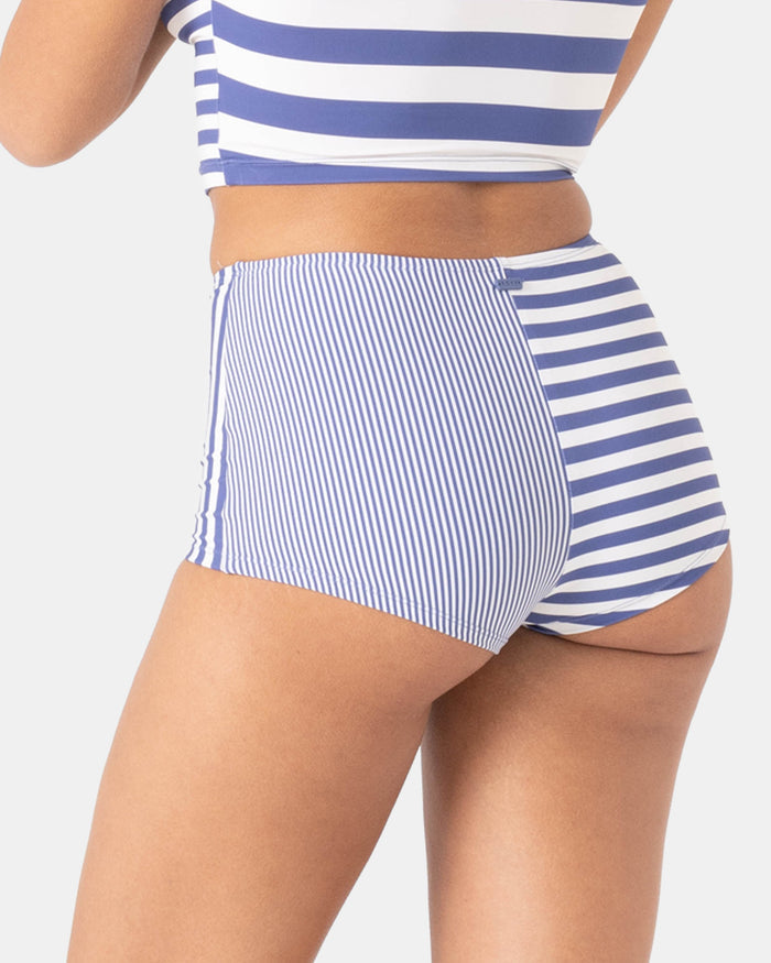 Stripe Out Cheeky Swim Short - Roxy