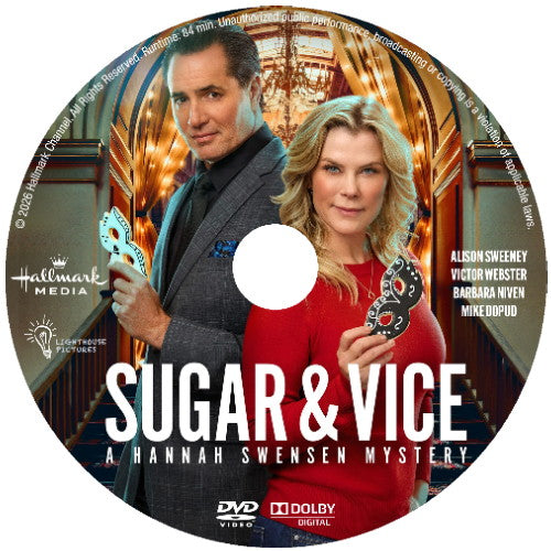 SUGAR & VICE: A HANNAH SWENSEN MYSTERY DVD HALLMARK MOVIE 2026
