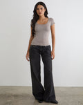 Image of Sumala Tee in Thick Rib Moon Rock