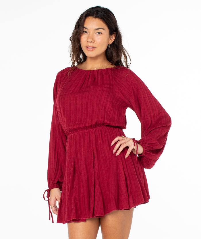 Sun Seeker Mini Dress - Biking Red - Roxy