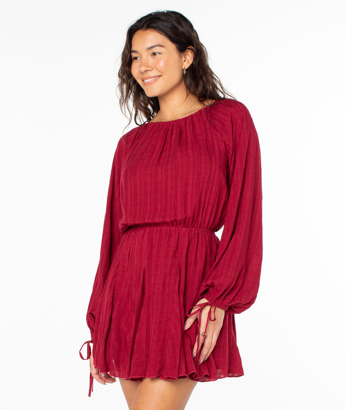 Sun Seeker Mini Dress - Biking Red - Roxy