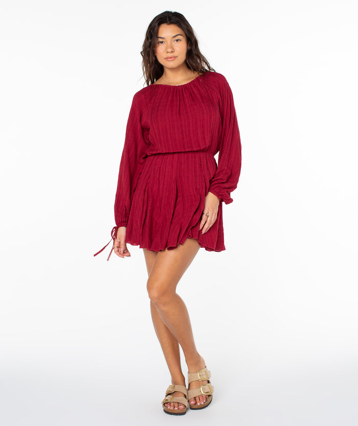 Sun Seeker Mini Dress - Biking Red - Roxy