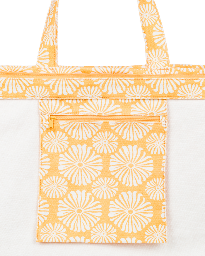Sweeter Then Honey Tote Bag - Sunshine Tropical Tile - Roxy
