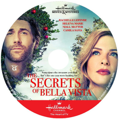 THE SECRETS OF BELLA VISTA DVD  MOVIE 2022 Niall Matter.