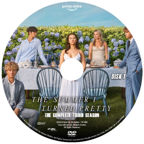 THE SUMMER I TURNED PRETTY DVD COMPLETE SEASON 3 - 2025