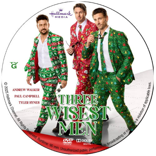 THREE WISEST MEN DVD MOVIE 2025 Tyler Hynes, Andrew Walker