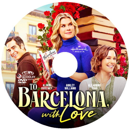 TO BARCELONA, WITH LOVE DVD MOVIE 2025 Alison Sweeney