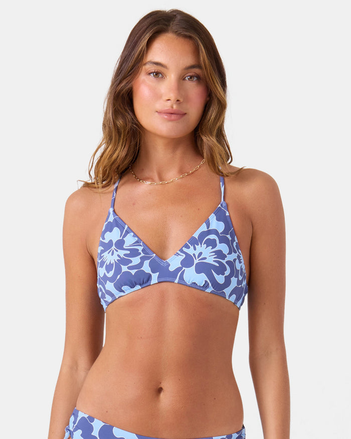 Tropic Drift Athletic Triangle Bikini Top - Roxy
