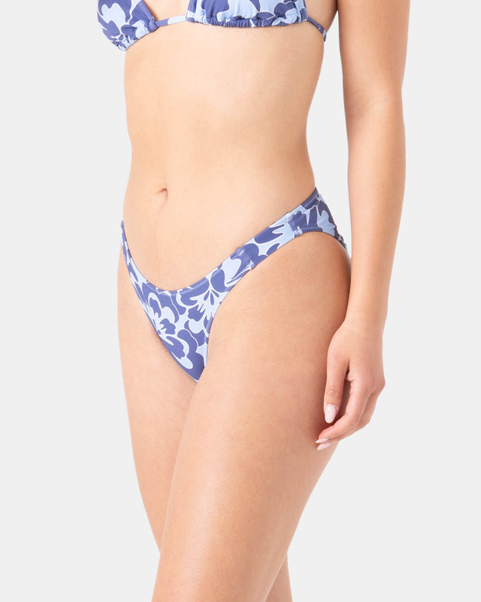 Tropic Drift Scrunch Hipster Moderate Bikini Bottom - Roxy