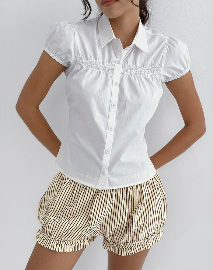 Image of Ulsan Fitted Shirt in White