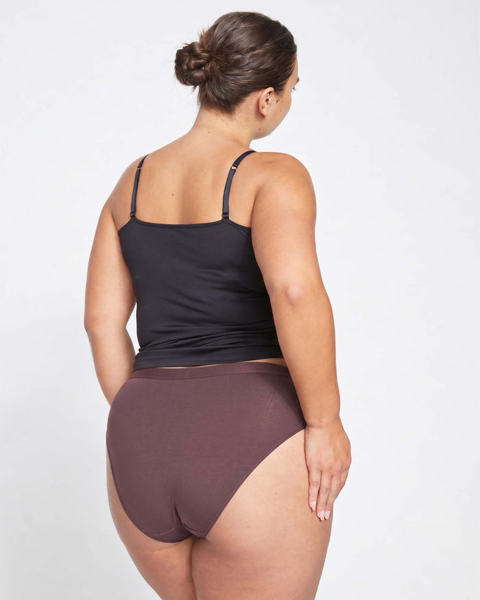 UltimateS Mid Rise Bikini - Cassis | Plus Size & Straight Size Women's Fashion | Universal Standard