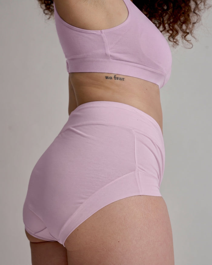 UltimateS Super Full Coverage High Rise Brief - Pink Dreams | Plus Size & Straight Size Women's Fashion | Universal Standard