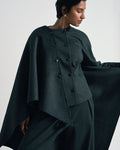 US x Abisola Wool Blend Cape - Obsidian Gray | Plus Size & Straight Size Women's Fashion | Universal Standard