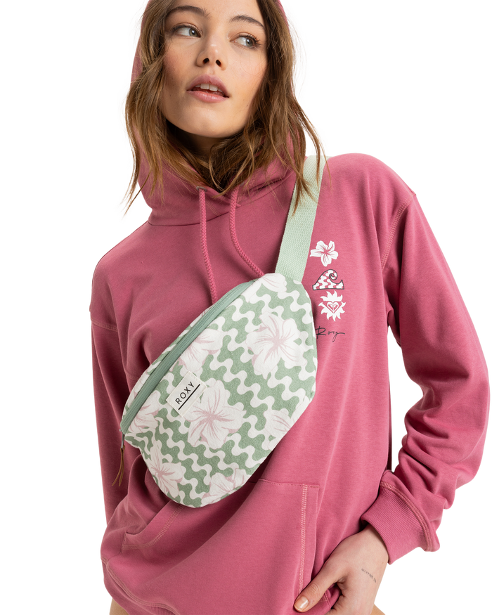 Vanilla Smoothie Crossbody Bag - Basil Party Waves - Roxy