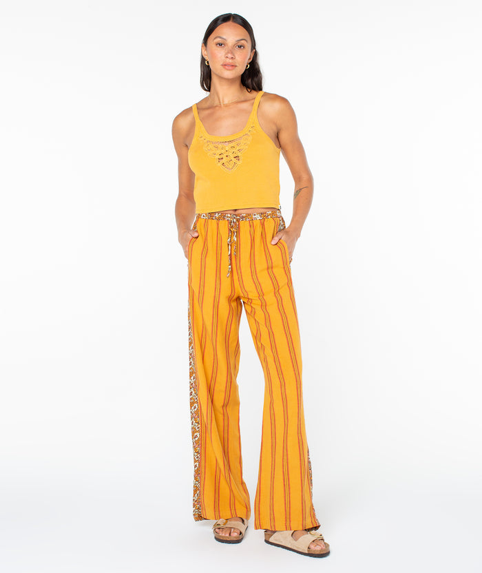 Wanderlust Tank - Honey Yellow Solid - Roxy