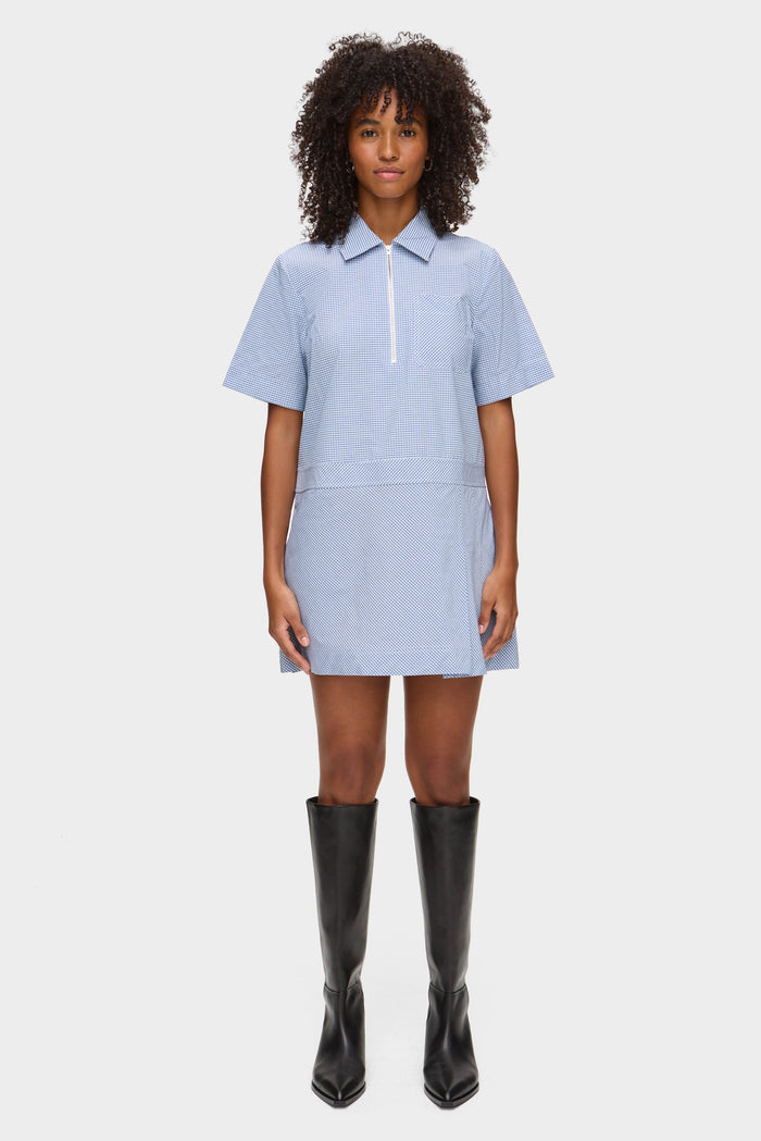 Yolanda Pleated Mini Dress