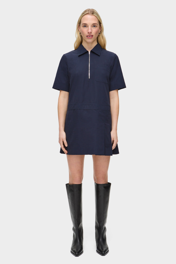 Yolanda Pleated Mini Dress