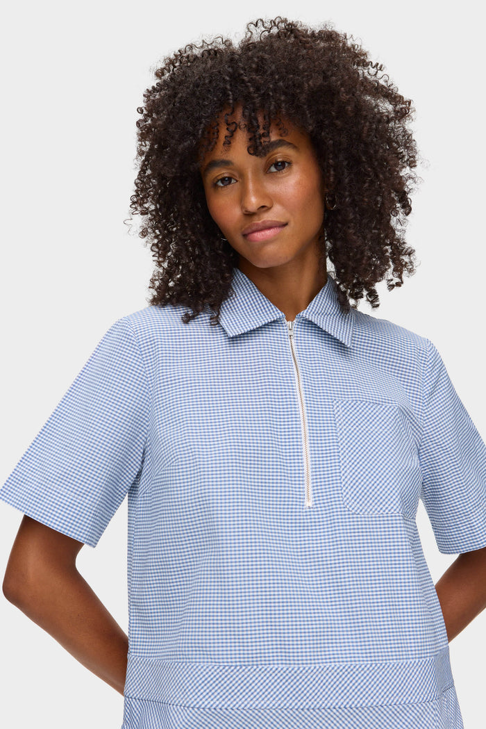Yolanda Pleated Mini Dress
