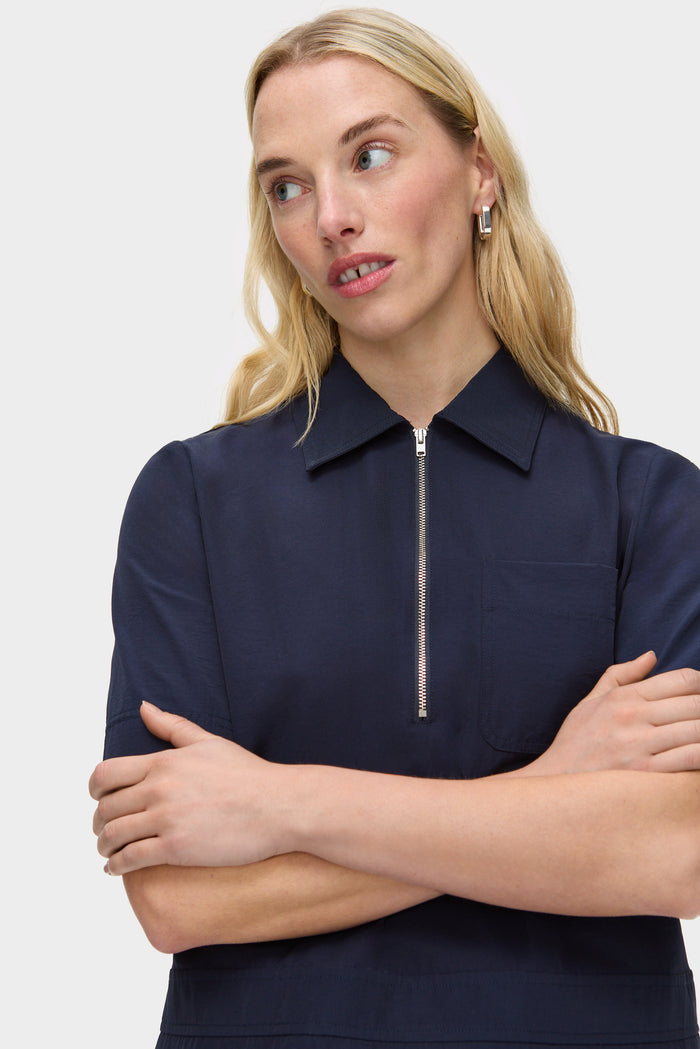 Yolanda Pleated Mini Dress