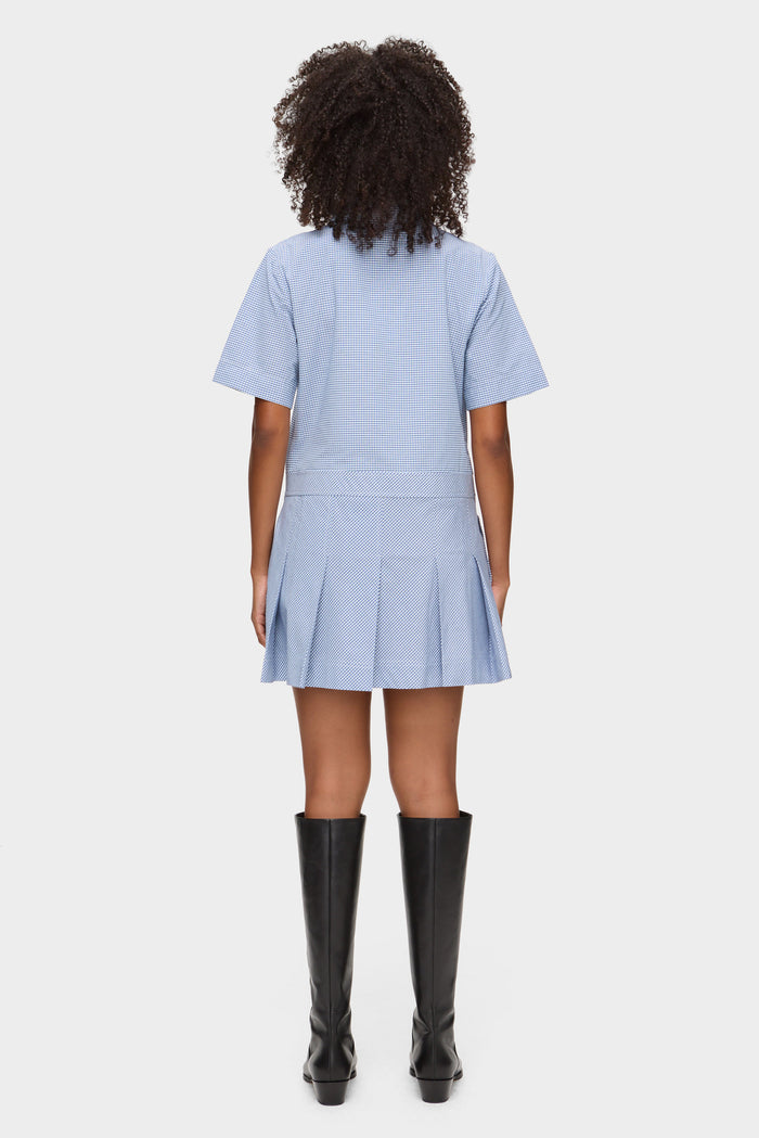 Yolanda Pleated Mini Dress