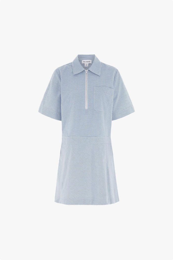 Yolanda Pleated Mini Dress