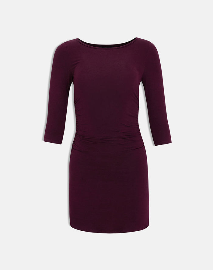 Image of Ysmaine Mini Dress in Redwood